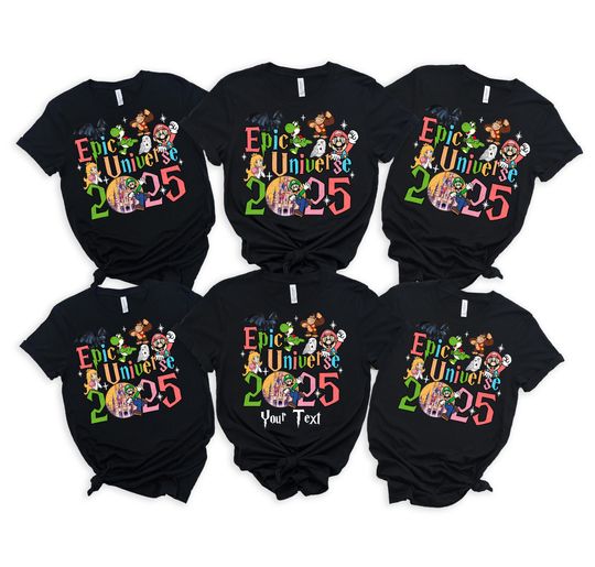 Discover Epic Universe Shirt,Orlando Park Epic Universe Shirts,Epic Universe Family Shirt,Epic Universe Shirt 2025,Epic Universe Family Custom Shirts
