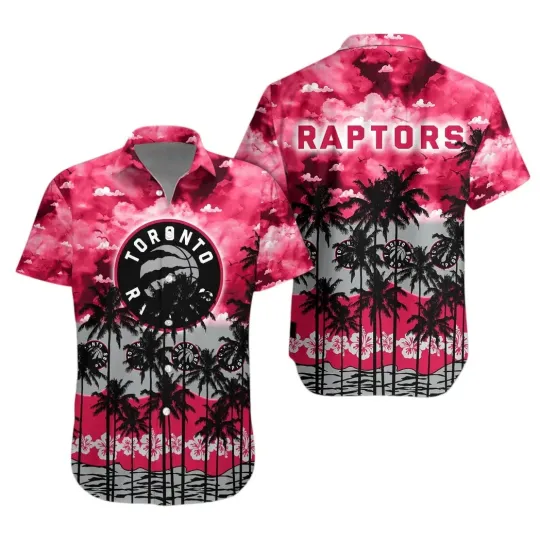 Discover Toronto Basketball Team Raptorss Hawaiian Button Down Shirt