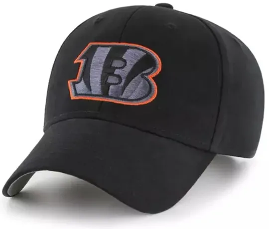 Discover Cincinnati Bengals Black Embroidered Baseball Cap Adjustable Football Team Accessories