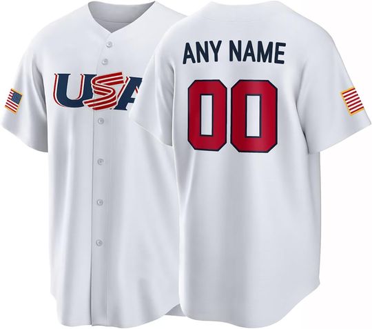 Discover Custom Personalized Baseball Jersey with Name and Number