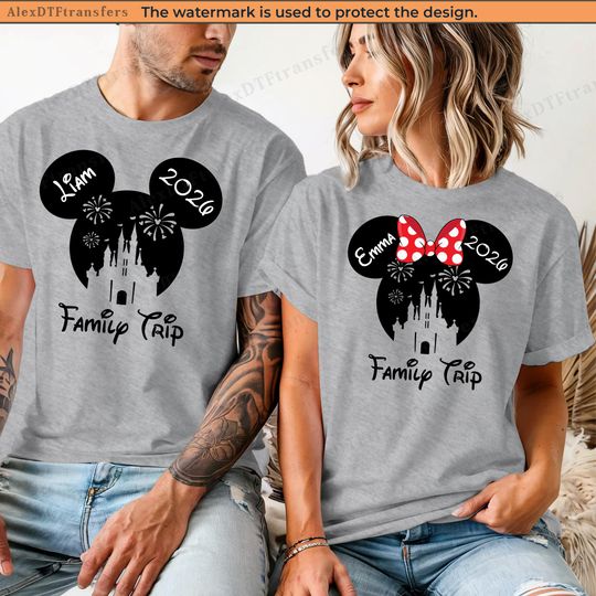 Discover Custom Disney Family Trip Shirts, Matching Disneyland Vacation 2026
