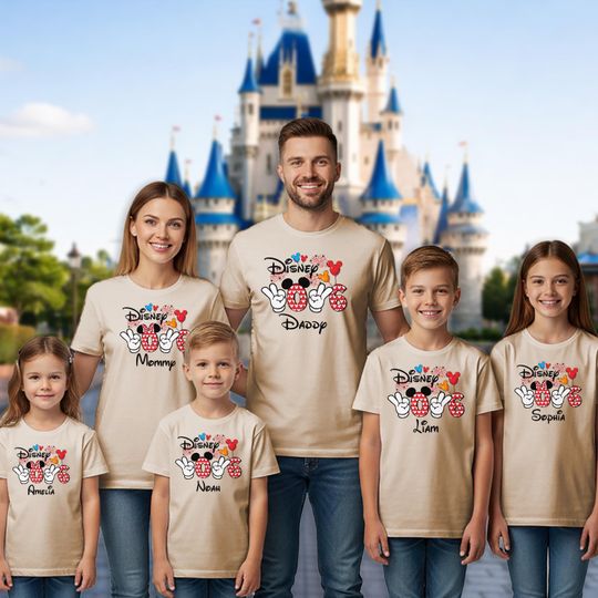 Discover Disney 2026 Custom Shirts, Disneyland Family Vacation Shirts, Matching Disneyworld T-shirt