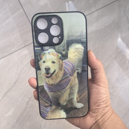 Discover Custom 3D Pet Photo Lenticular Phone Case for iPhone & Samsung