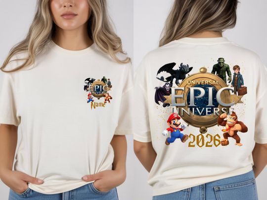 Discover Custom Epic Universe 2026 Shirt, Super Mario Family Shirt, Orlando Park Family Trip , Disney Family Shirt, Universal 2026 Family Trip Shirt