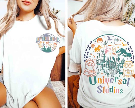 Retro 2-Sided Disney Universal Studios Shirt, Universal Studios Shirt, Disneyworld Shirt, Disney Trip Shirt, Disney Family Vacation Shirts