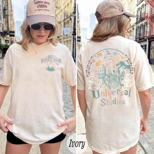 Retro 2-Sided Disney Universal Studios Shirt, Universal Studios Shirt, Disneyworld Shirt, Disney Trip Shirt, Disney Family Vacation Shirts