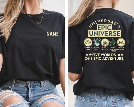 Epic Universe Shirt,Universal Studios Shirt,Orlando Park Epic Universe Shirt,Disneyland Epic Shirt,Epic Universe Trip,Adventure Disney Shirt