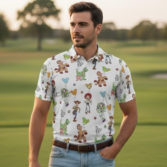 Discover Polo Shirt Disney Toy Story, Disney Cruise Polo Gift