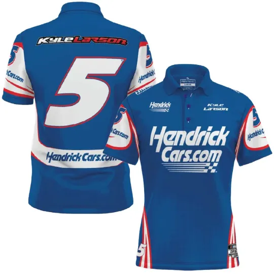 Kyle Larson 2026 HendrickCars Uniform Pit Polo Shirt