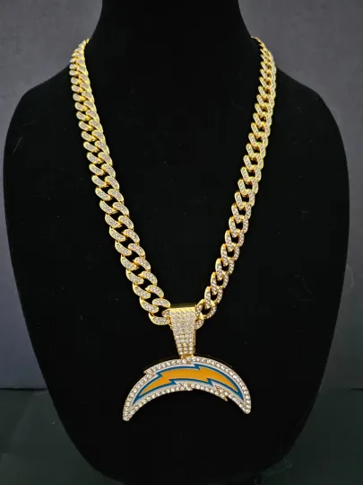 Los Angeles Chargers Cuban Link Chain Necklace