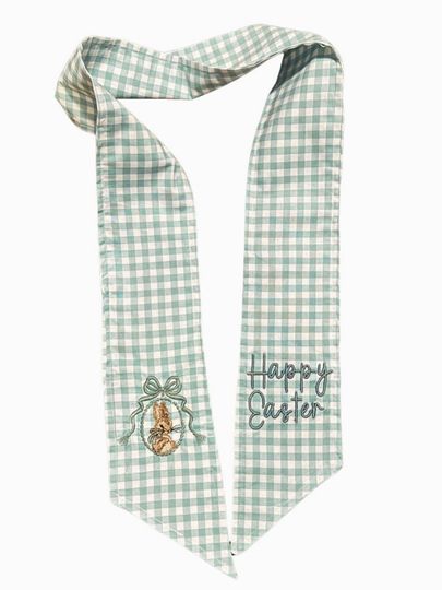 Floral Easter Wreath Sash, Spring Church Decor