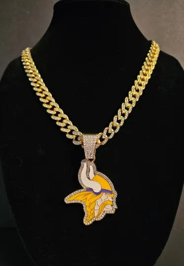 Minnesota Vikings Cuban Link Chain Necklace
