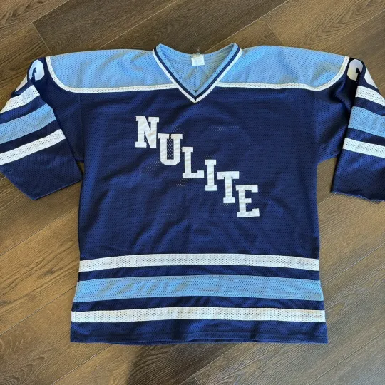 Vintage AK Hockey Nulite Mesh Hockey Jersey; Blue; Men’s Size XL; #26