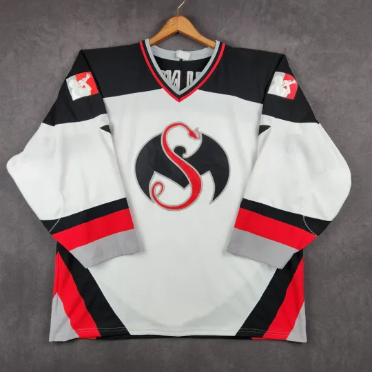 Discover Vintage Tech N9ne Hockey Jersey Mens 3XL Strange Music Athletic Knit White #9