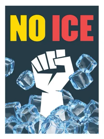 Discover Anti-Trump - Anti-ICE Protest Sign 18x24 Yard Sign w/ stake