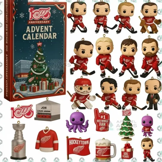 Detroit Red Wings 100th Anniversary 1926-2026 Advent Calendar