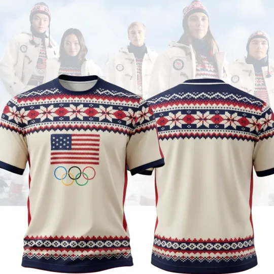 Discover Olympic Team Usa  All-over Print Tshirt, Full Size