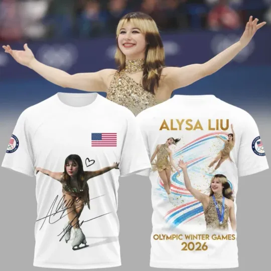 Alysa Liu 2026 Winter Olympics 3D T-Shirt