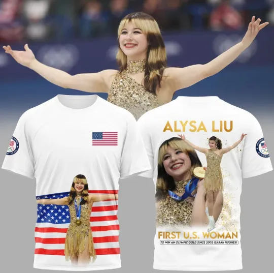 Discover Alysa Liu Olympic Winter Games 2026 3D T-Shirt