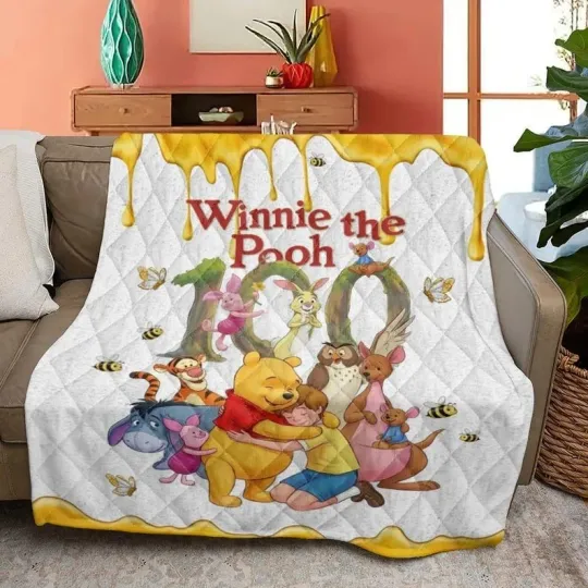 Discover Pooh Bear And Friends Winnie The Pooh A Century Of Friendship Quilt Blanket