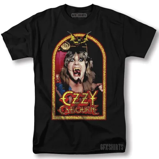 Black Sabbath Ozzy Osbourne Vintage Rock Concert T-Shirt