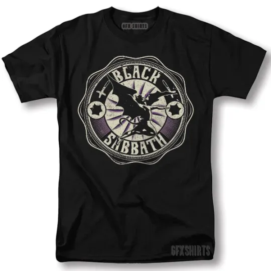 Discover Black Sabbath Ozzy Osbourne Vintage Graphic T-Shirt for Rock Concert Tour