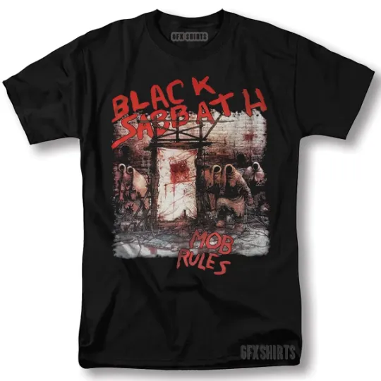 Discover Black Sabbath Ozzy Osbourne Vintage Rock Concert T-Shirt