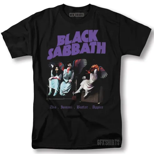 Discover Black Sabbath Rock Ozzy Osbourn Concert  Tour Vintage Graphic Design T-Shirt