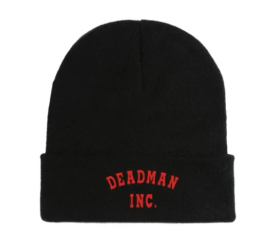 Discover Deadman Inc Logo Embroidered Beanie Hat Cap Winter Fall Soft Comfortable Winter