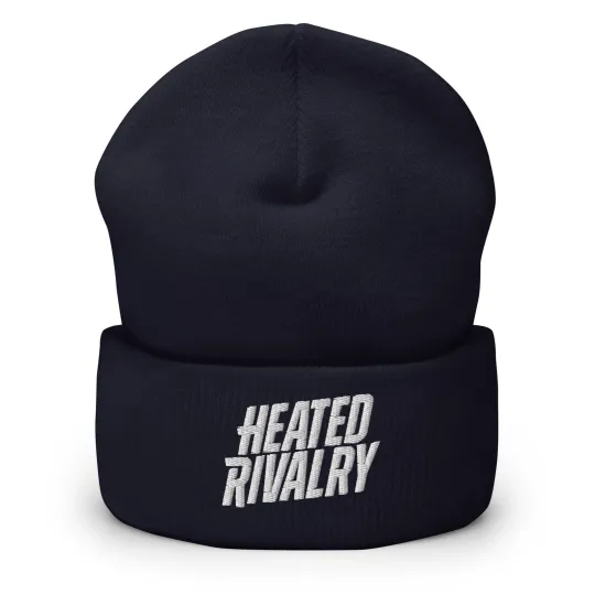 Discover Heated Rivalry Beanie Unisex Hollanov Embroidered Knit Winter Cuffed Hat
