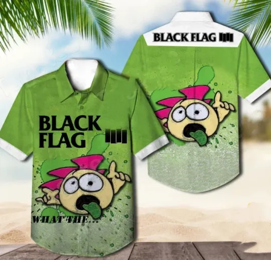Discover Black Flag Band What The Album Hawaiian Shirt, shirt US size