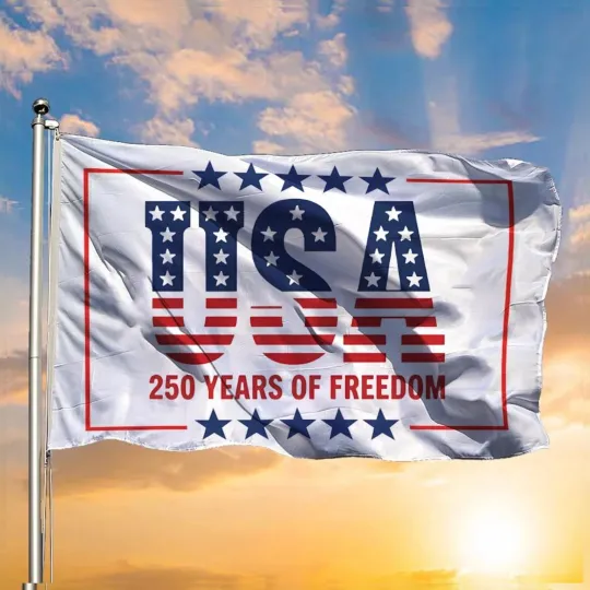 Discover USA 250 Years Of Freedom 250th Anniversary Patriotic American Flag
