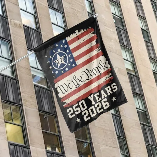 Discover Vintage USA Flag We The People 250 Years Anniversary America 4th Of July Flag