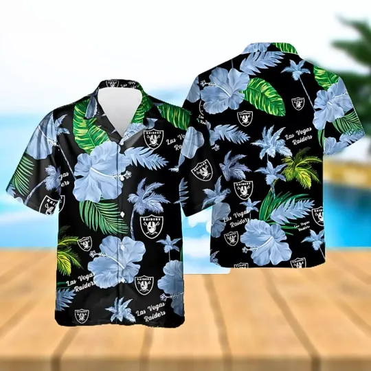 Raiders Hawaiian Shirt Men’s Summer Aloha Shirt