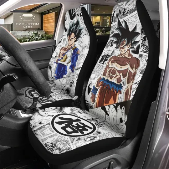 Goku vs Vegeta DBZ Car Seat Covers