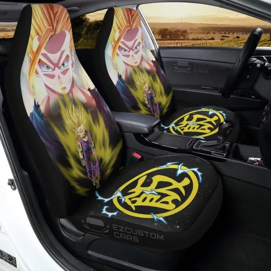 Dragon Ball Super Son Gohan Anime Car Seat Cover