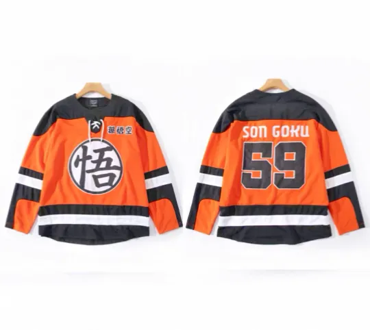 Discover NEW Dragon Ball Z Goku Hockey Jersey