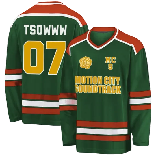 Discover Motion City Soundtrack The Same Old Wasted Hockey Jersey