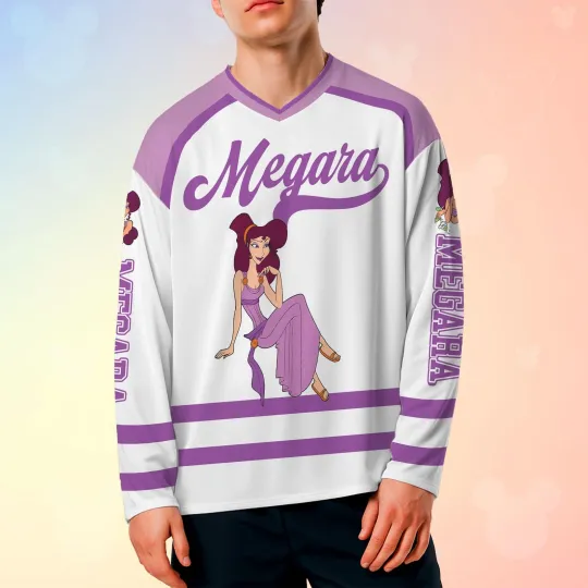 Discover Personalized Megara Hercules Men's Hockey Jersey