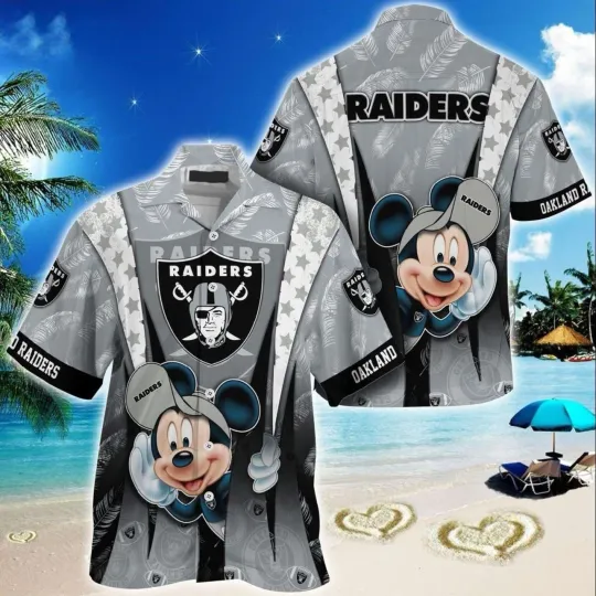 Discover Las Vegas Football Raiderss Team Hawaiian Shirt Button Down Unisex