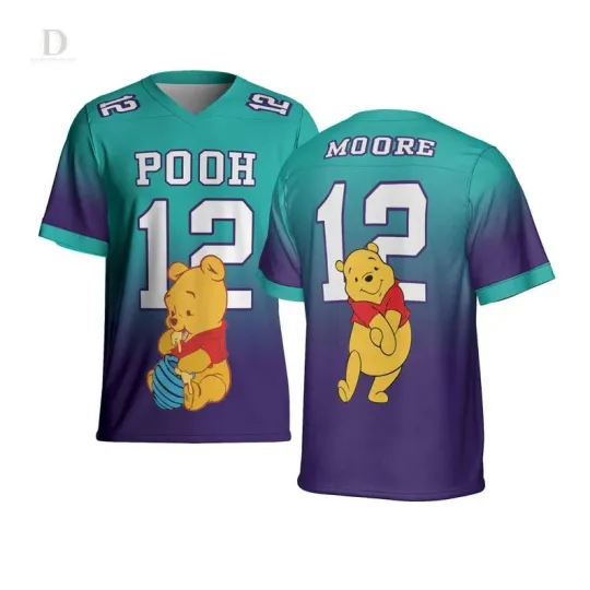 Discover Personalized Winnie the Pooh Football Jersey for Fans