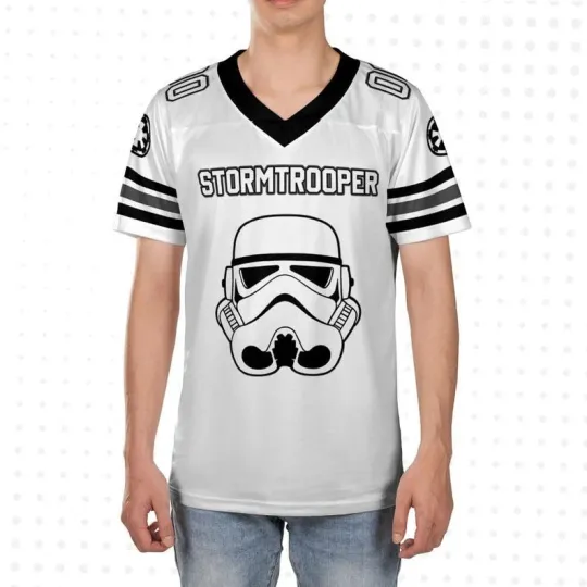Discover Personalized Star Wars Stormtrooper Galaxy's Edge Football Jersey