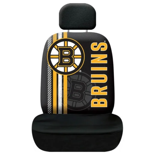 Boston Bruins Rally Design Seat Cover