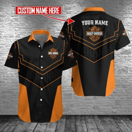 Discover Personalized Harley Motor Davidsonn Racing Casual Shirt Button Down Unisex Adult