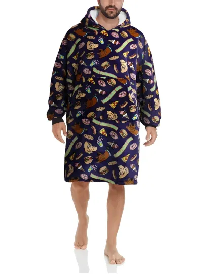 Scooby-Doo Hoodie Blanket, Oversized Cozy Blanket Hoodie