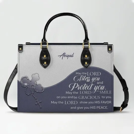 Discover Custom Christian Personalized Leather Handbag for Women