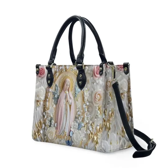 Discover Believer - Personalized Christian Leather Handbag