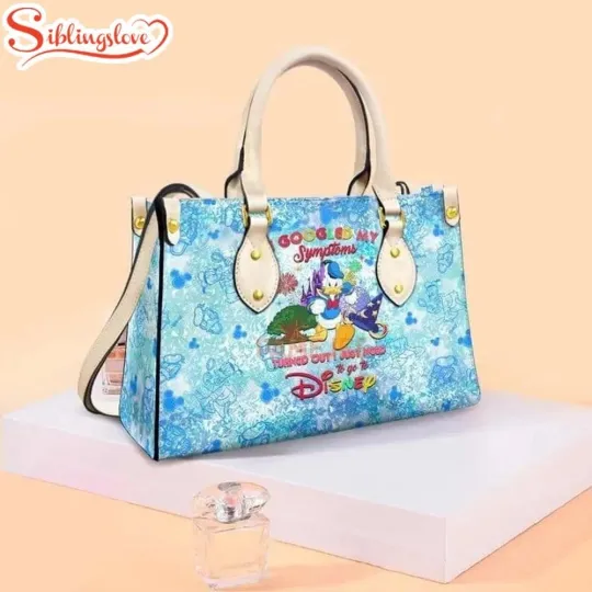 Discover Disney Donald Duck Christmas Cartoon Women Leather Handbag