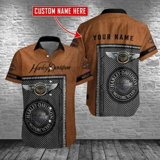 Discover Personalized Harley Motor Davidsonn Racing Casual Shirt Button Down Unisex Adult