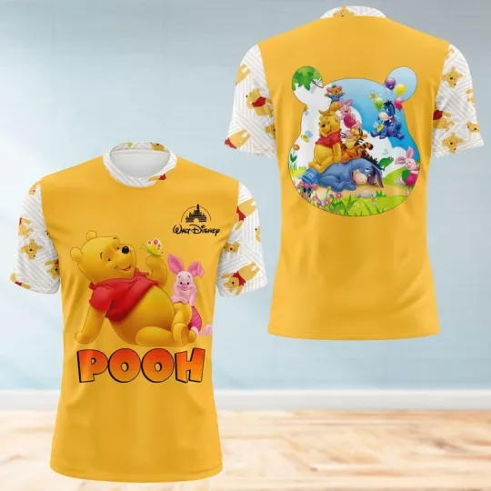 Discover Winnie The Pooh & Friends 100 Years of Friendship 3D T-Shirt Hoodie